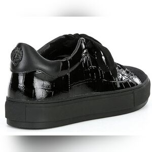 Kurt Geiger London Men's Laney Crocodile Embossed Leather Lace Up Sneakers Sz 42